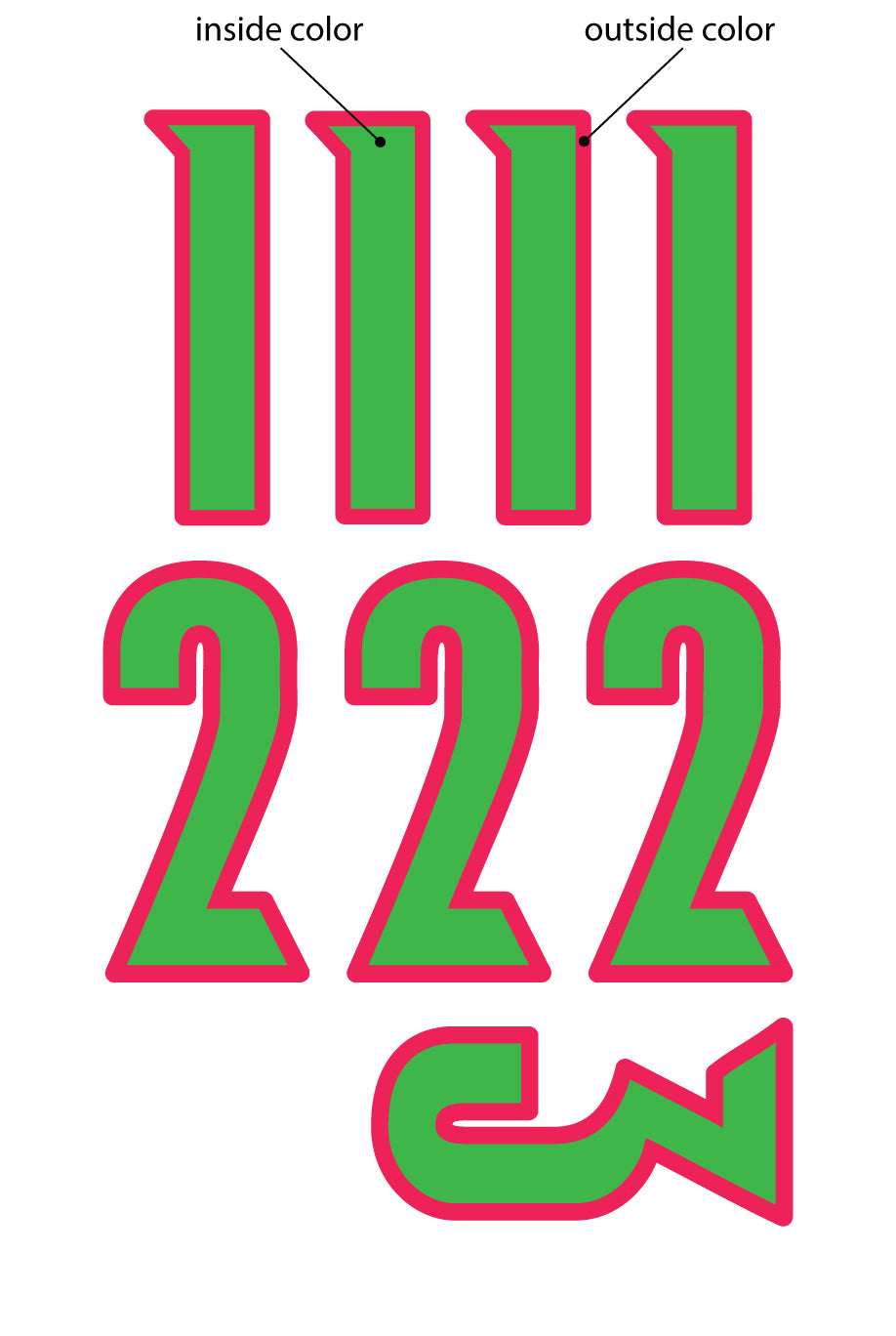 Derby Number Sheet
