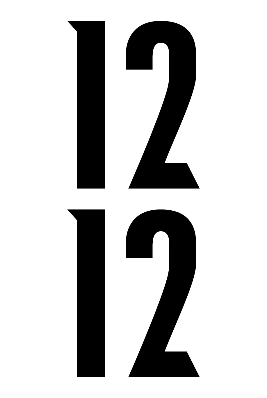 Derby Number Sheet