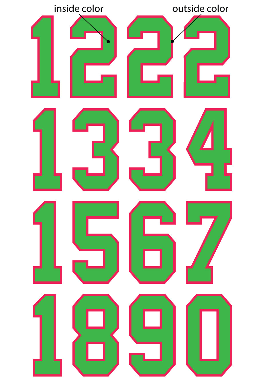 League Number Sheet