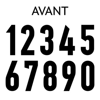 Avant Number Sheet