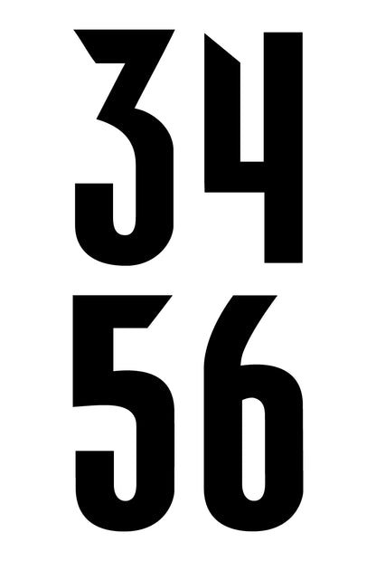 Derby Number Sheet