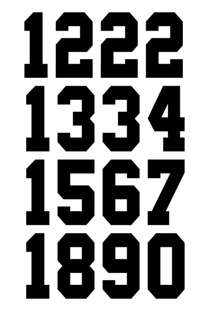 League Number Sheet