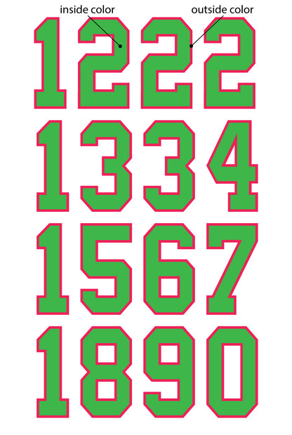League Number Sheet