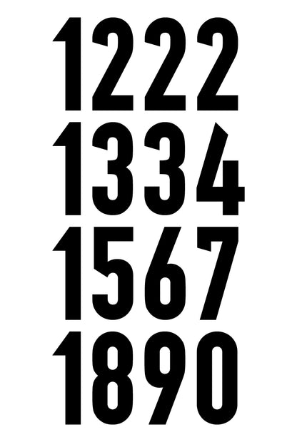Avant Number Sheet