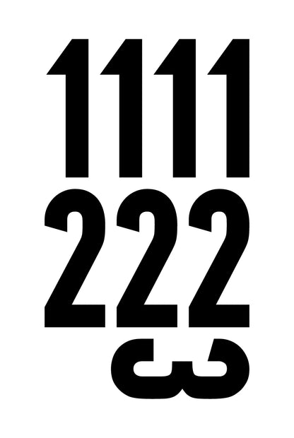 Avant Number Sheet