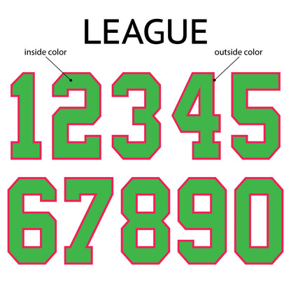 League Number Sheet